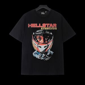 hellstar round neck short sleeve t-shirt